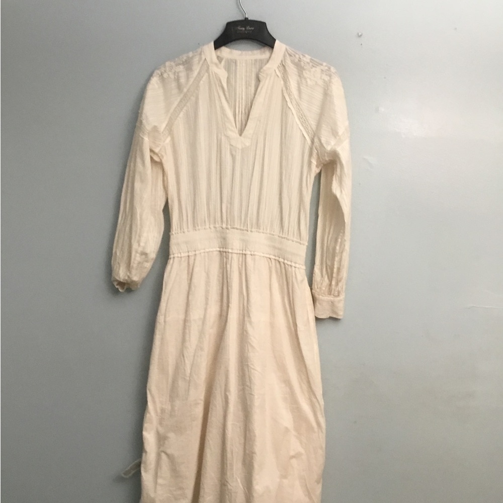 Ralph Lauren Cream Tiered Sundress with Bishop Sleeves - Picture 15 of 15